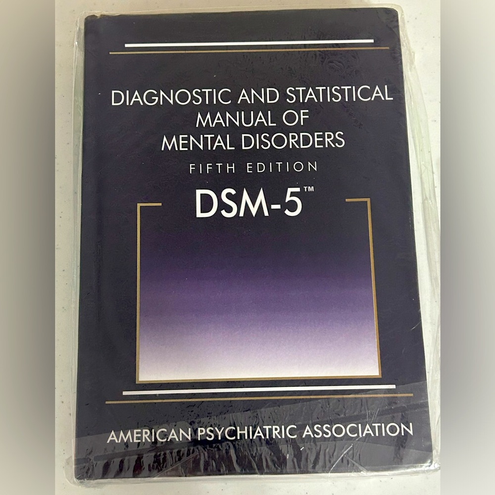 New textbook - Diagnostic and Statistical Manual of Mental Disorders